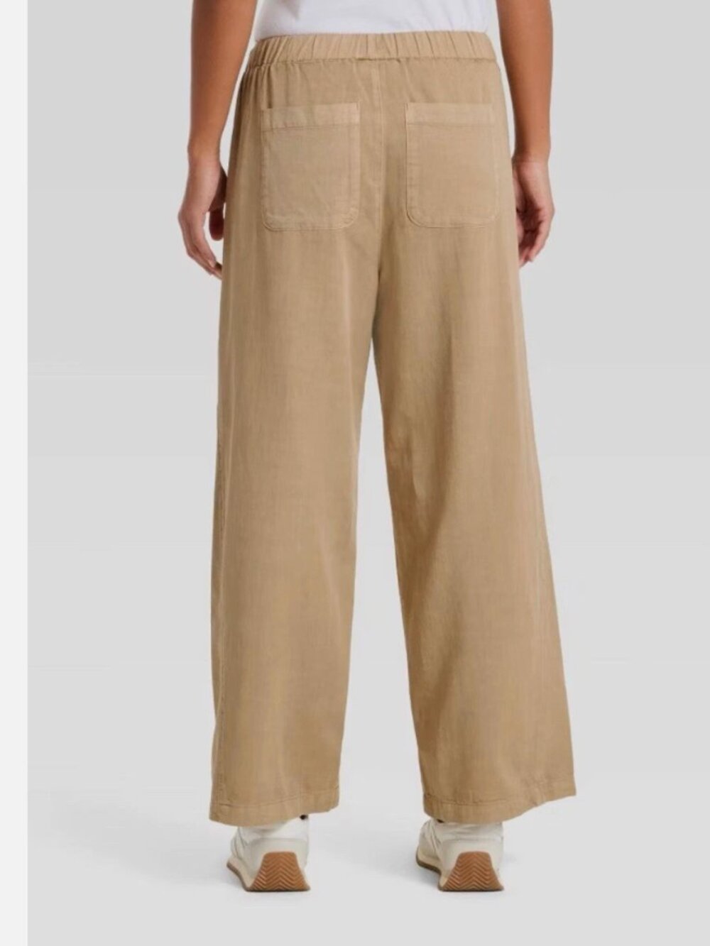 Universal Thread Tan High-Rise Ankle Pull-On Pants L - Picture 9 of 10